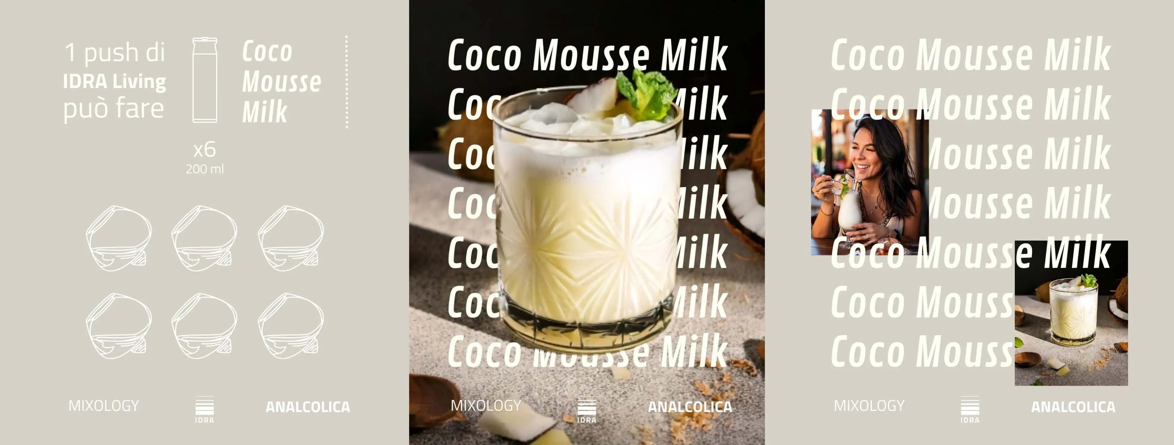 Coco Mousse Milk: un drink tropicale cremoso e leggero che vi trasporta in un’isola da sogno
