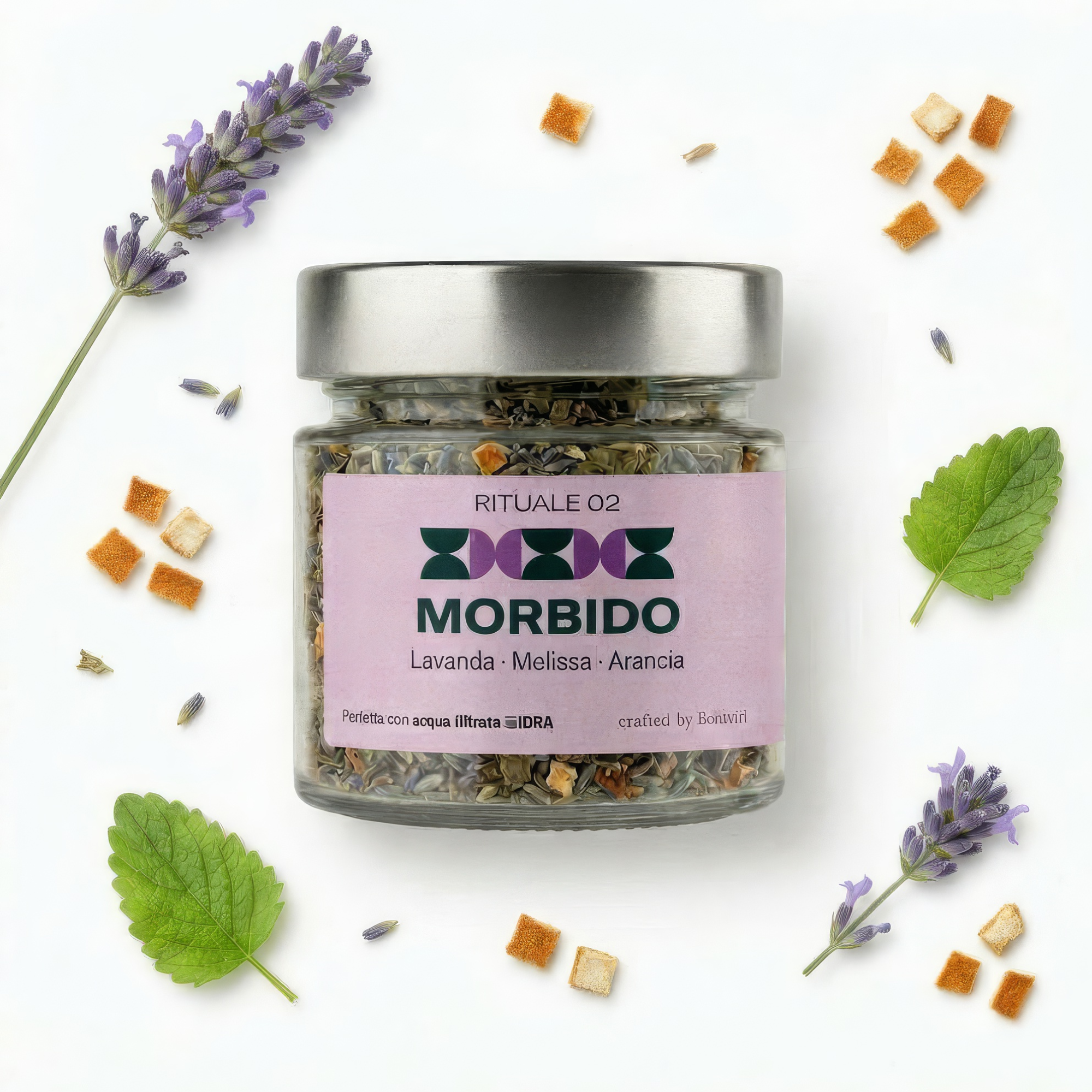 Rituale MORBIDO | Tisana Lavanda Melissa Arancia dell'Etna