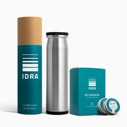 Caraffa Filtrante IDRA Living | Include 4 Filtri + Perle Claysilite per 4 mesi